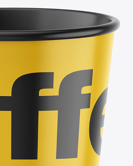 Glossy Coffee Cup Mockup