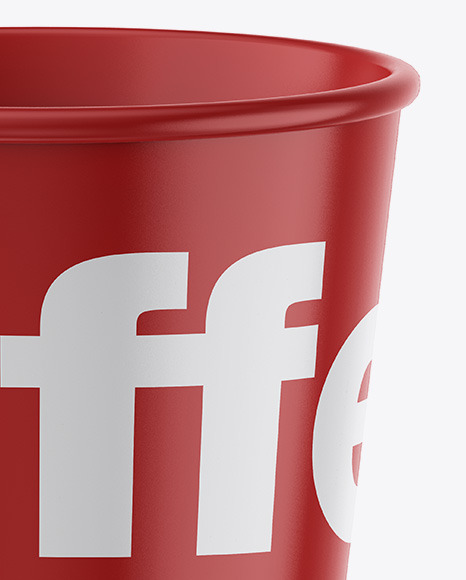 Glossy Coffee Cup Mockup