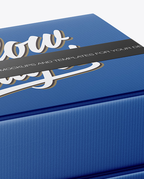 Metallic Boxes Mockup