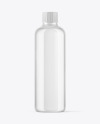 Clear Plastic Bottle Mockup