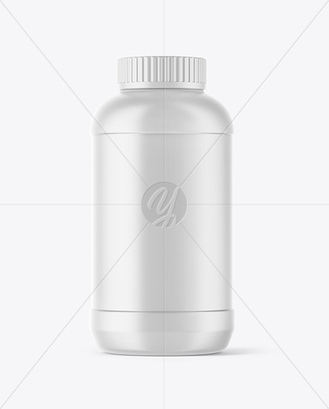 Matte Plastic Jar Mockup