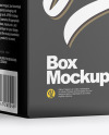 Glossy Bottle & Box Mockup