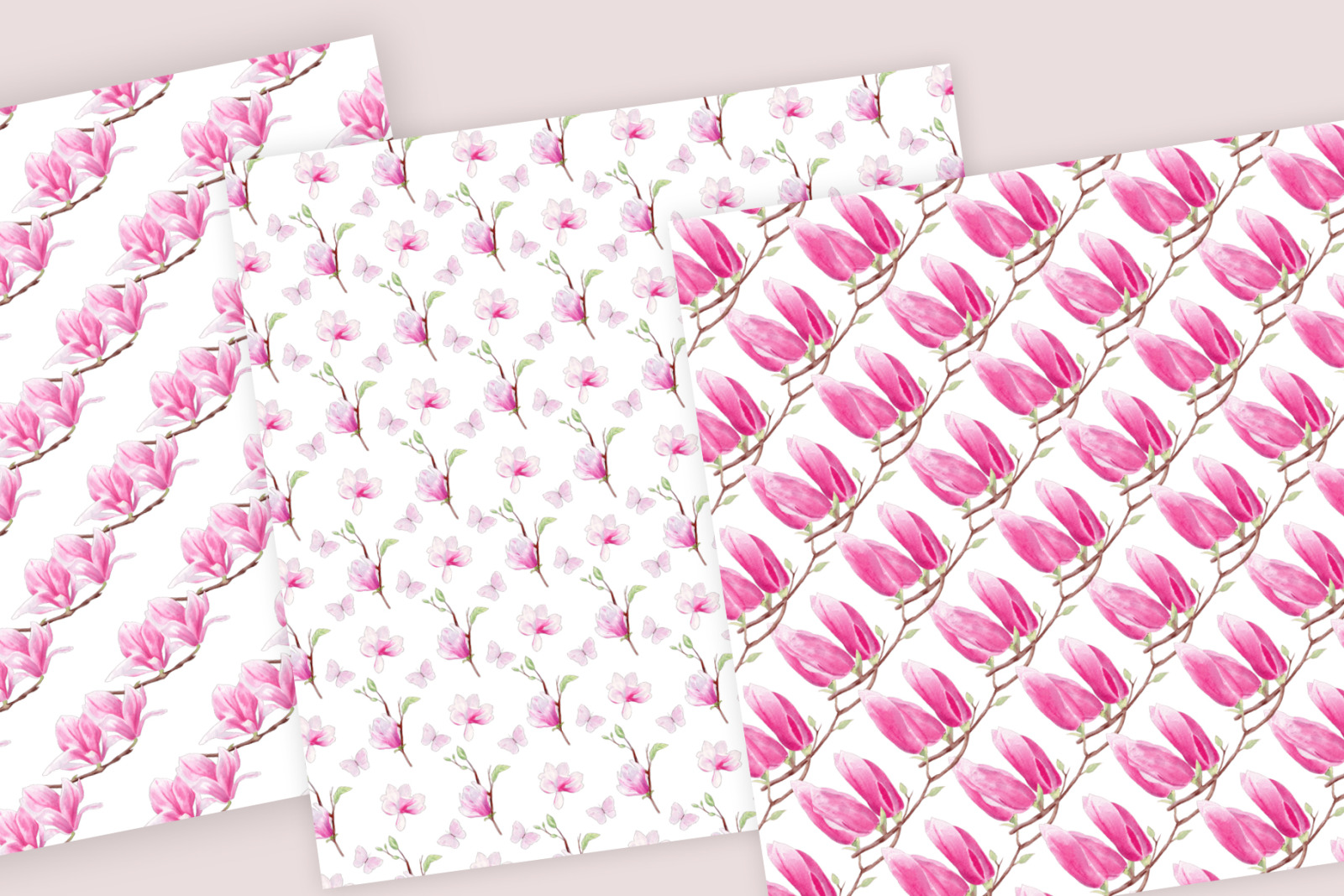Magnolia Floral Watercolor Clipart Magnolia Floral Watercolor Clipart