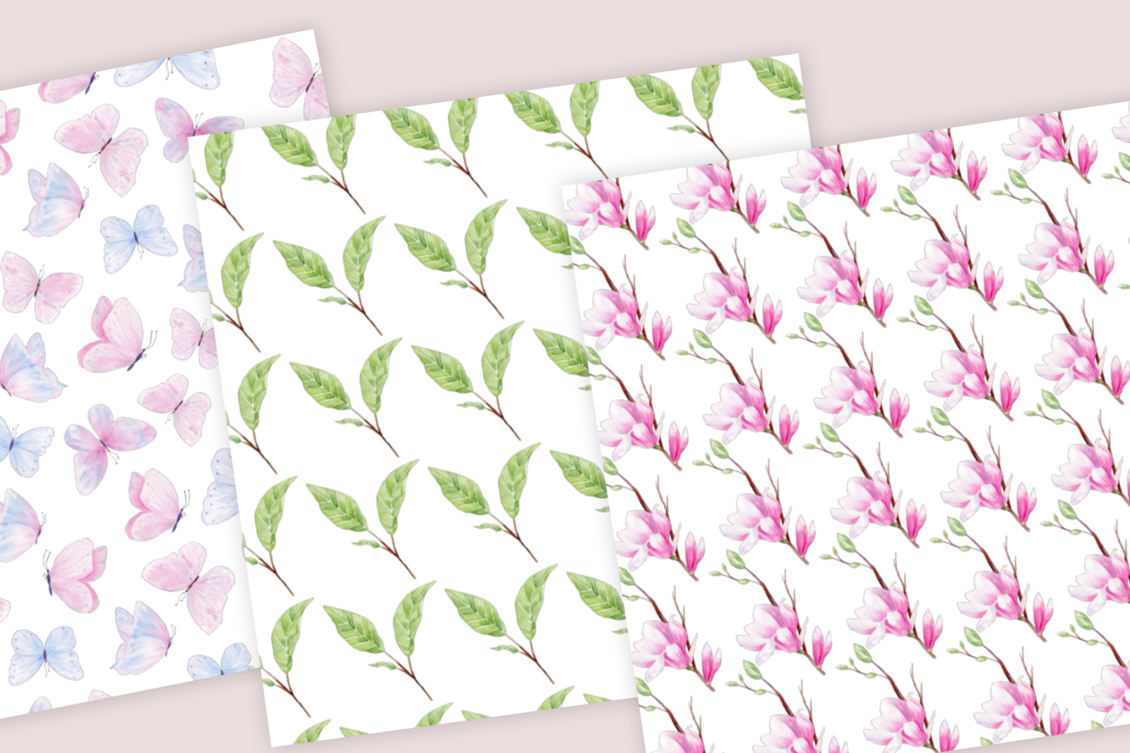 Magnolia Floral Watercolor Clipart Magnolia Floral Watercolor Clipart
