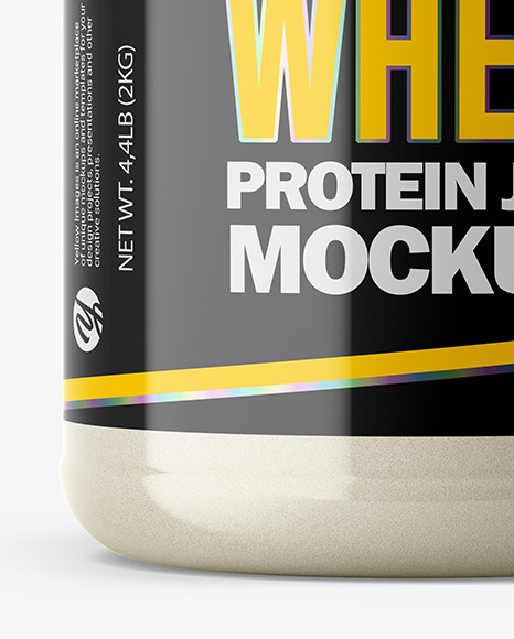 Protein Jar Mockup