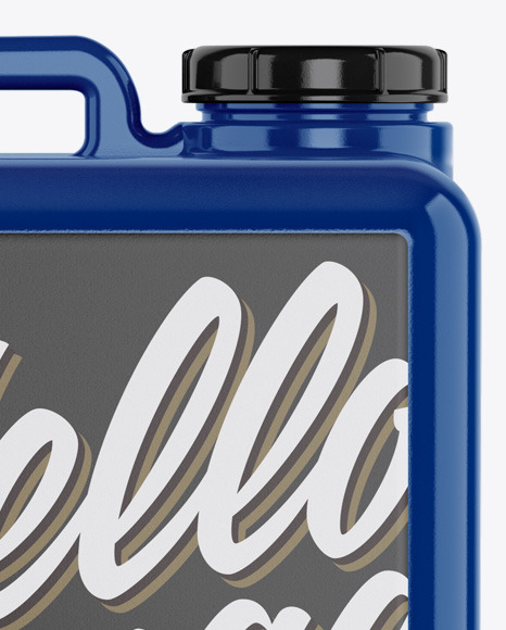 Glossy Jerry Can Mockup