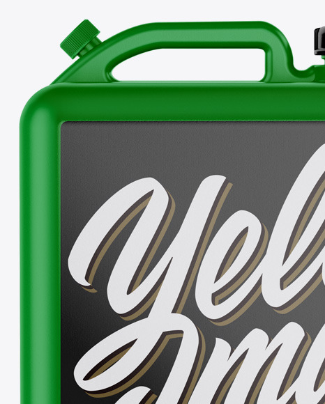 Matte Jerry Can Mockup