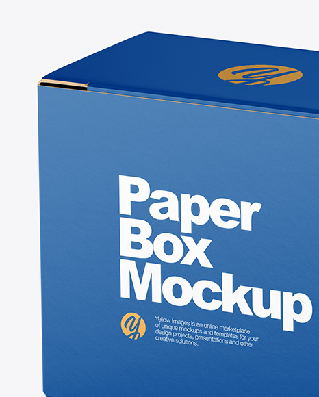 Paper Box Mockup