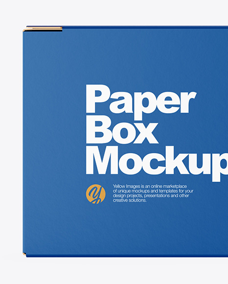 Paper Box Mockup