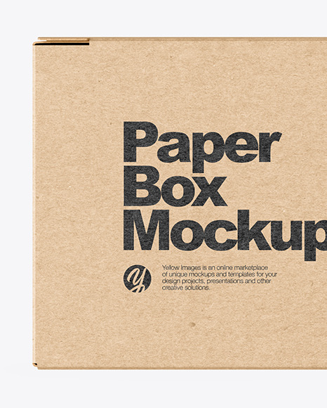 Kraft Paper Box Mockup