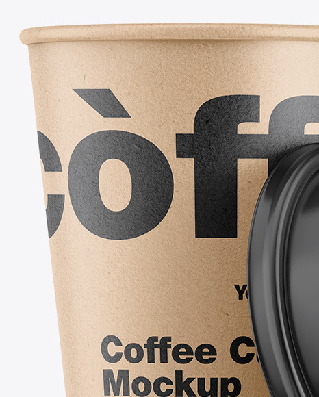 Kraft Coffee Cup Mockup