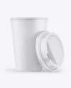 Kraft Coffee Cup Mockup