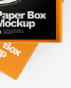 Two Paper Boxes Mockup