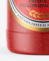 Ceramic Beer Bottle With Condensation Mockup