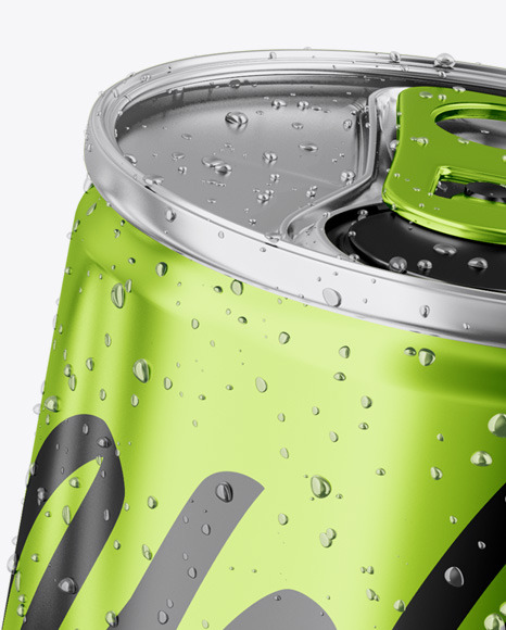 Two Glossy Metallic Cans Mockup