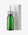 15ml Green Glass Dropper Bottle W/ Kraft Box