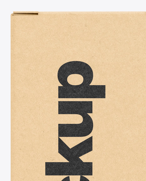 Kraft Box Mockup Kraft Box Mockup