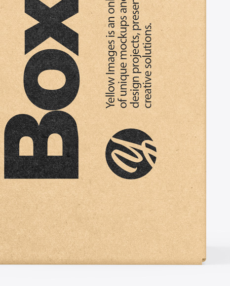 Kraft Box Mockup Kraft Box Mockup