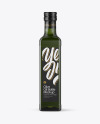 Green Glass Olive Oil Bottle Mockup