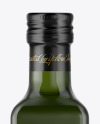 Green Glass Olive Oil Bottle Mockup