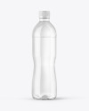 PET Water Bottle in Shrink Sleeve Mockup