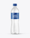 PET Water Bottle in Shrink Sleeve Mockup