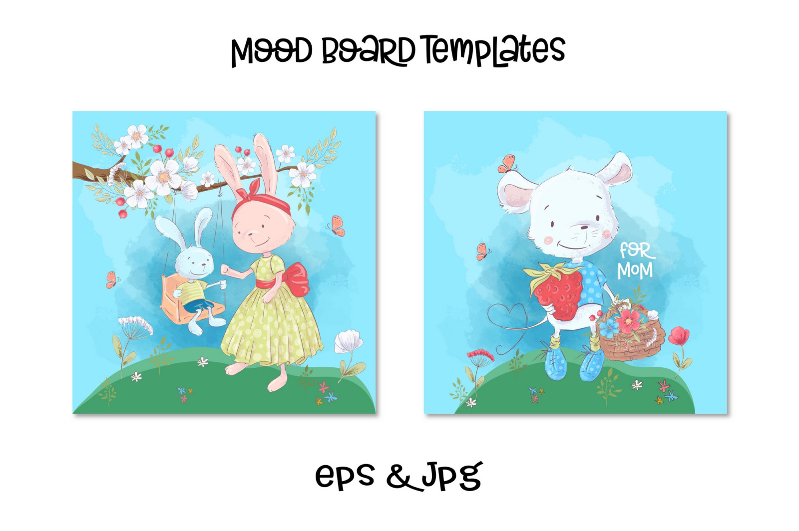 Cute animals – Vector Clip Art Cute animals – Vector Clip Art