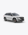 SUV Crossover Car Mockup - Half Side View