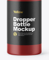 Matte Dropper Bottle Mockup