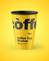 Kraft Coffee Cup Mockup