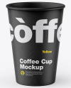 Kraft Coffee Cup Mockup