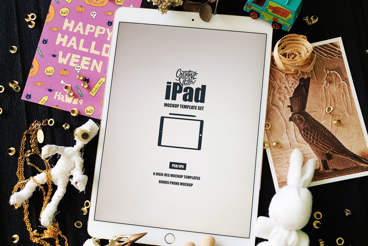 iPad Mockup Template Set