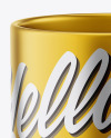 Metallic Coffee Cup Mockup
