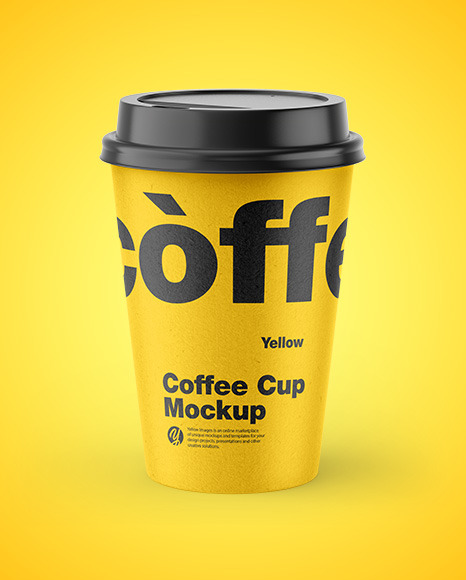 Kraft Coffee Cup Mockup