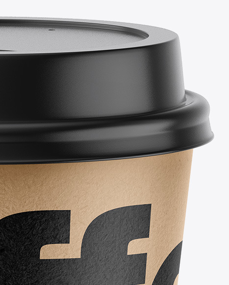 Kraft Coffee Cup Mockup