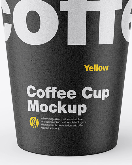 Kraft Coffee Cup Mockup