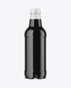 Plastic Bottle With Black Drink Mockup