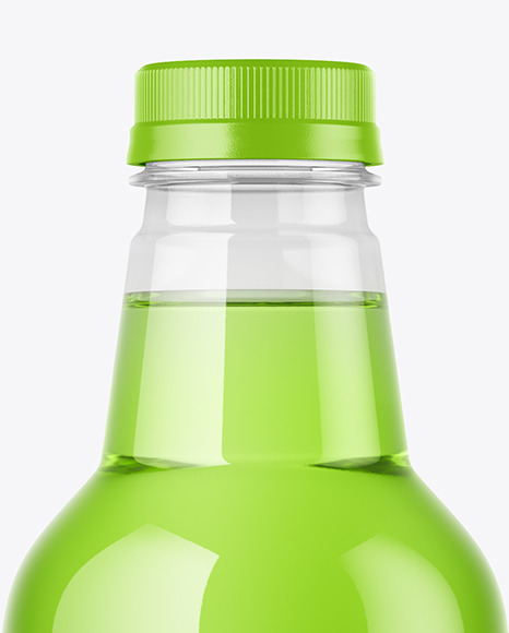 Clear Drink Plastic Bottle Mockup