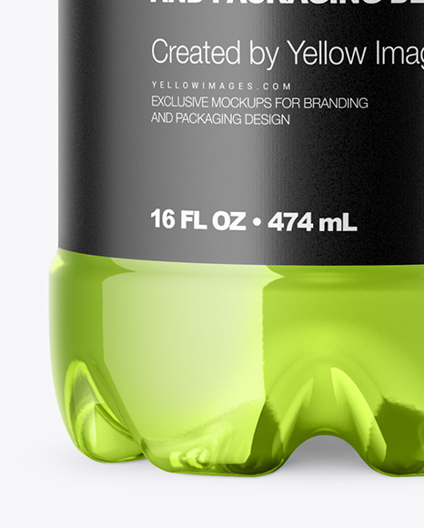 Plastic Drink Bottle Mockup