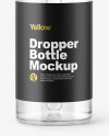 Clear Glass Dropper Bottle Mockup