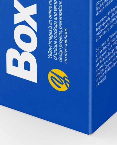 Paper Box Mockup