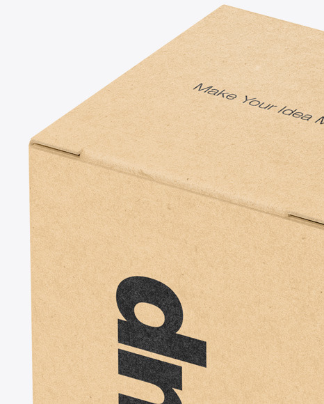Kraft Box Mockup Kraft Box Mockup
