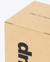Kraft Box Mockup Kraft Box Mockup