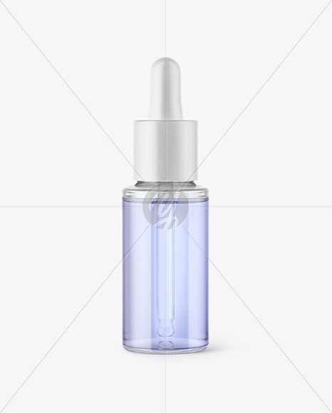 Clear Glass Dropper Bottle Mockup