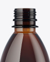 250ml Amber PET Bottle Mockup