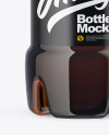 250ml Amber PET Bottle Mockup