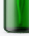 15ml Frosted Green Glass Dropper Bottle