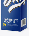 Glossy Paper Box Mockup