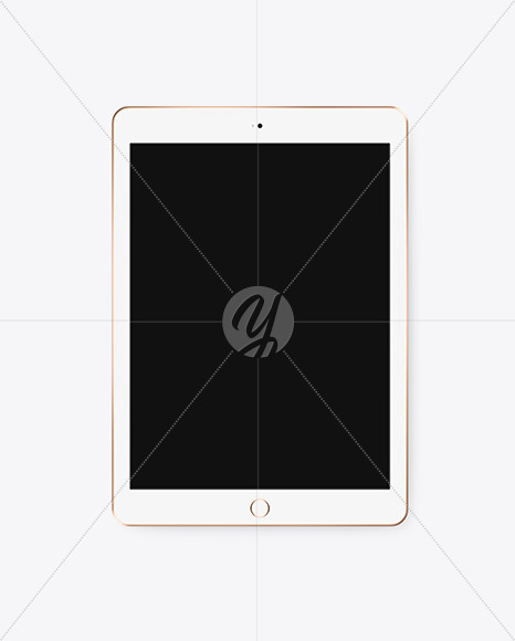 Gold IPad Mockup