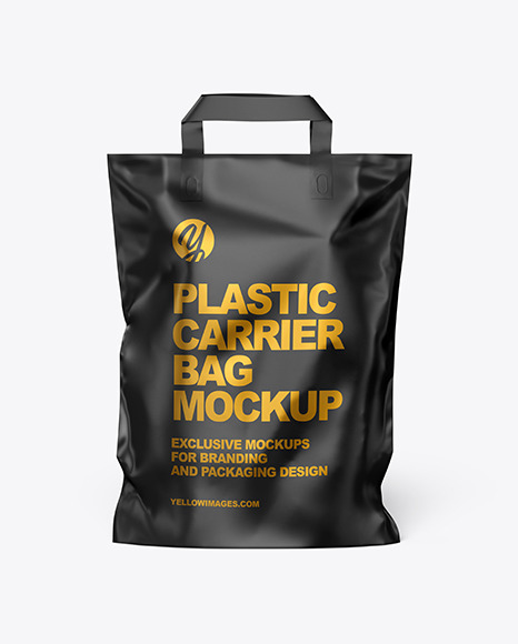 Matte Carrier Bag Mockup